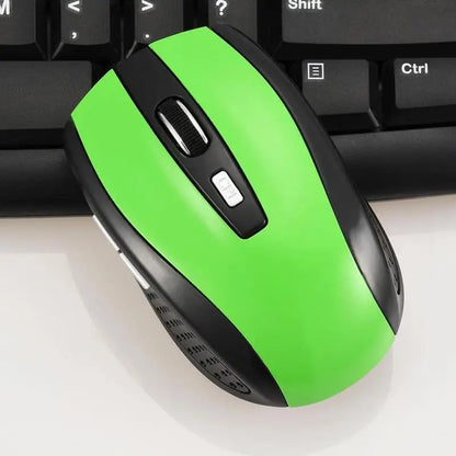 2.4GHz Wireless Mouse with USB Receiver, Ergonomic Optical Wireless Mouse, 6-Button Wireless Mouse for PC, Laptop & Computer