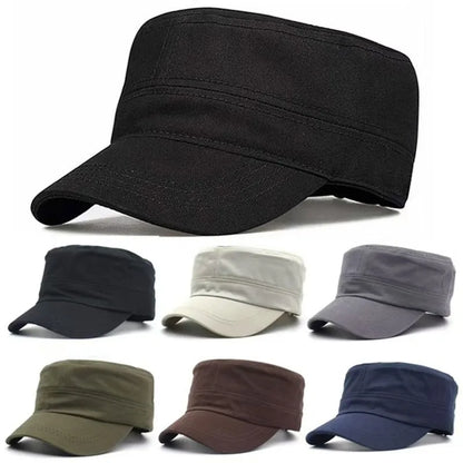 Gorra de béisbol táctica militar Spring Solid, unisex, para deportes al aire libre, con cierre snapback, para hombre y mujer, estilo marinero