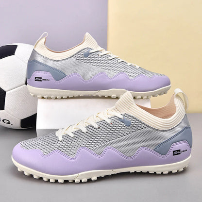 Nouvelles chaussures de football pour hommes, baskets TF/FG, vente flash, chaussures de futsal de haute qualité, chaussures de football professionnelles, crampons pour femmes, ultra-légères, unisexes