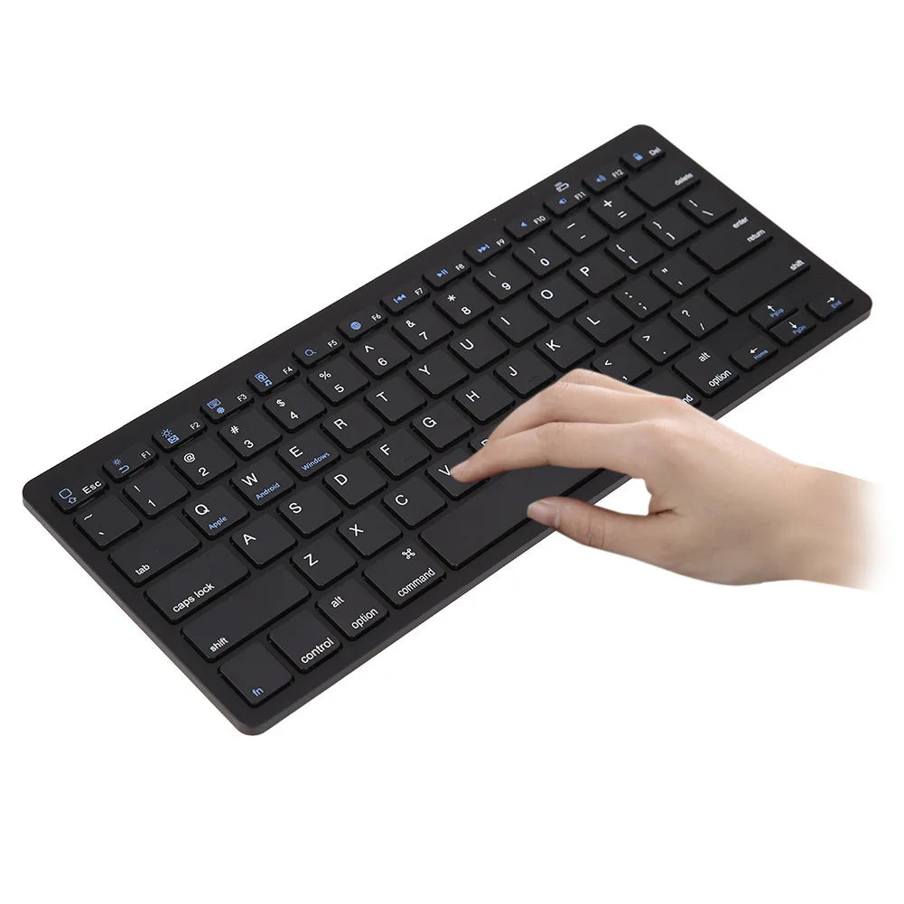 78 Keys Wireless Keyboard Bluetooth-compatible Russian/Korean/Hebrew/Spanish/Arabic for iPad Air Pro for Windows/Android Laptop