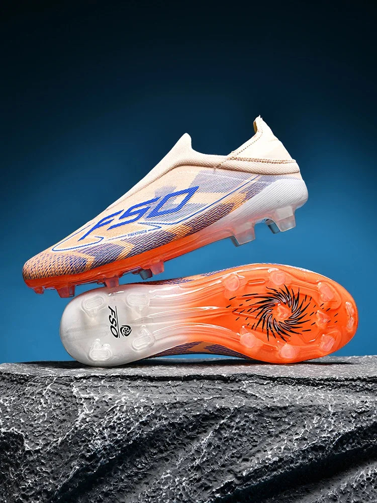 Chaussures de football professionnelles originales pour hommes, résistantes au gazon, chaussures de football décontractées de haute qualité pour hommes, chaussures de football pour entraînement rapide