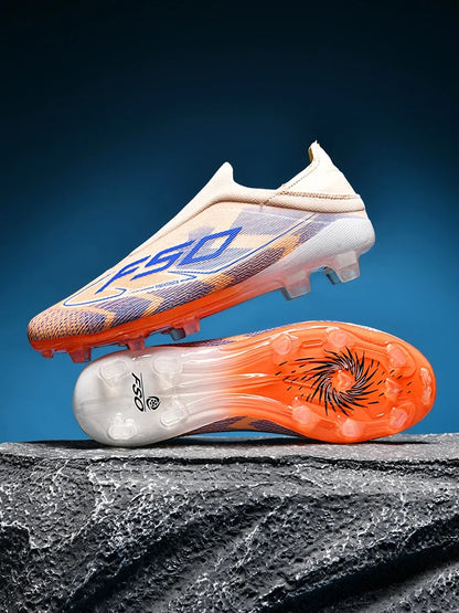 Chaussures de football professionnelles originales pour hommes, résistantes au gazon, chaussures de football décontractées de haute qualité pour hommes, chaussures de football pour entraînement rapide