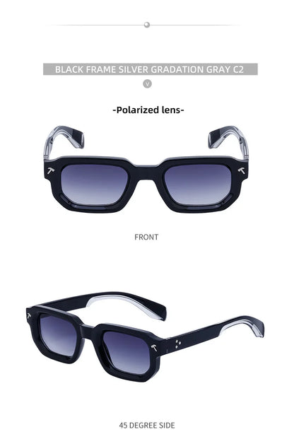 Polarized Square Sunglasses Men 2026 Luxury Brand Designer New Fashion Rectangle Sun Glasses For Women Driving Shades Eyewear