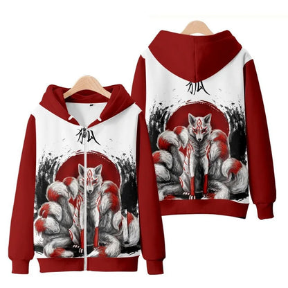 3D print majice s kapuljačom za Kinesku novu godinu za muškarce i djecu, modni dragon grafički sweatshirts, cool streetwear hoody top