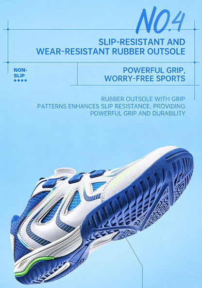 Tischtennisschuhe für Paare, leichte Sportschuhe für Badminton, rutschfeste Outdoor-Herrenschuhe, atmungsaktive Wettkampf- und Trainingssneaker