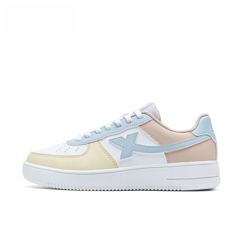 Xtep White Sneakers Female 2026 Spring Couples Versatile Trendy Casual Thick-soled Increase Sports Women Shoes 874118319851