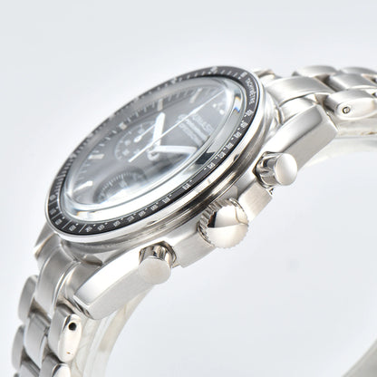 Moons Men's Watch for Man Fashion Quartz Watch Waterproof Chronograph AR Sapphire Glass