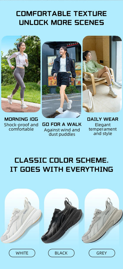 ONEMIX Scarpe da corsa invernali da allenamento per uomo Scarpe sportive in pelle calde e resistenti all’usura Scarpe da jogging da donna Scarpe da passeggio