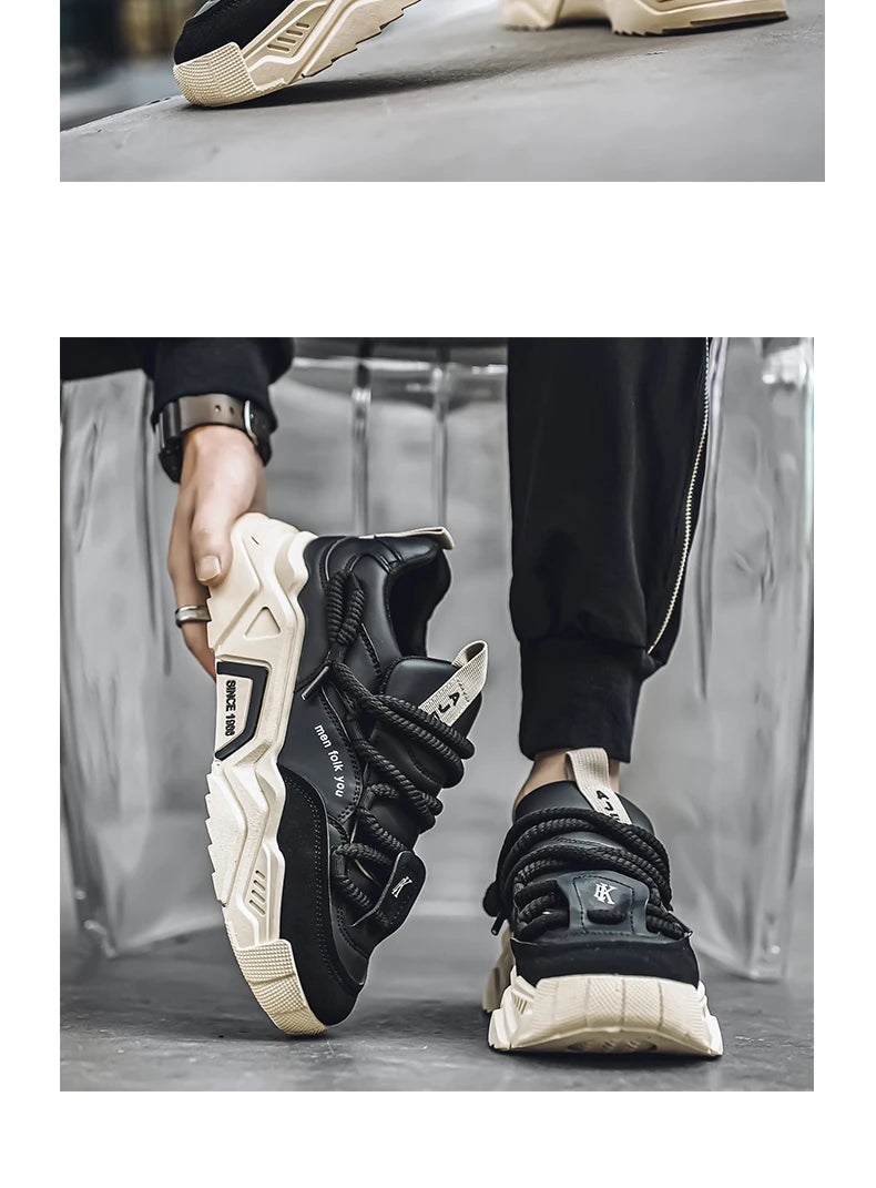 Lässige Herren-Sneaker – Frühlingsmode – Vielseitige Low-Top-Skateboard-Schuhe für Herren, geeignet für Outdoor-Sportarten
