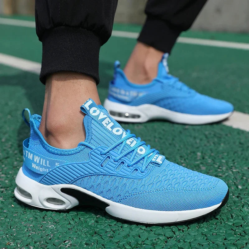 Summer Men's Mesh Casual Sports Shoes Spring and Summer Tennis Lightweight Walking Black Sneakers 2025 Hot Selling Item