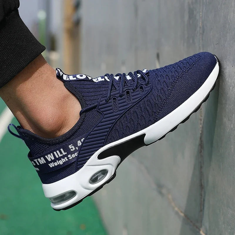 Summer Men's Mesh Casual Sports Shoes Spring and Summer Tennis Lightweight Walking Black Sneakers 2025 Hot Selling Item