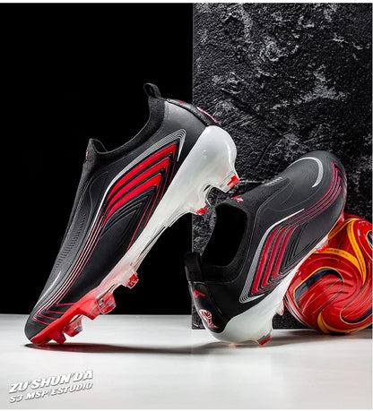 Nouvelles chaussures de football pour hommes, chaussures de football de haute qualité pour l'entraînement, crampons pour terrain gazonné, baskets très vendues, chaussures de futsal pour matchs en salle, antidérapantes po