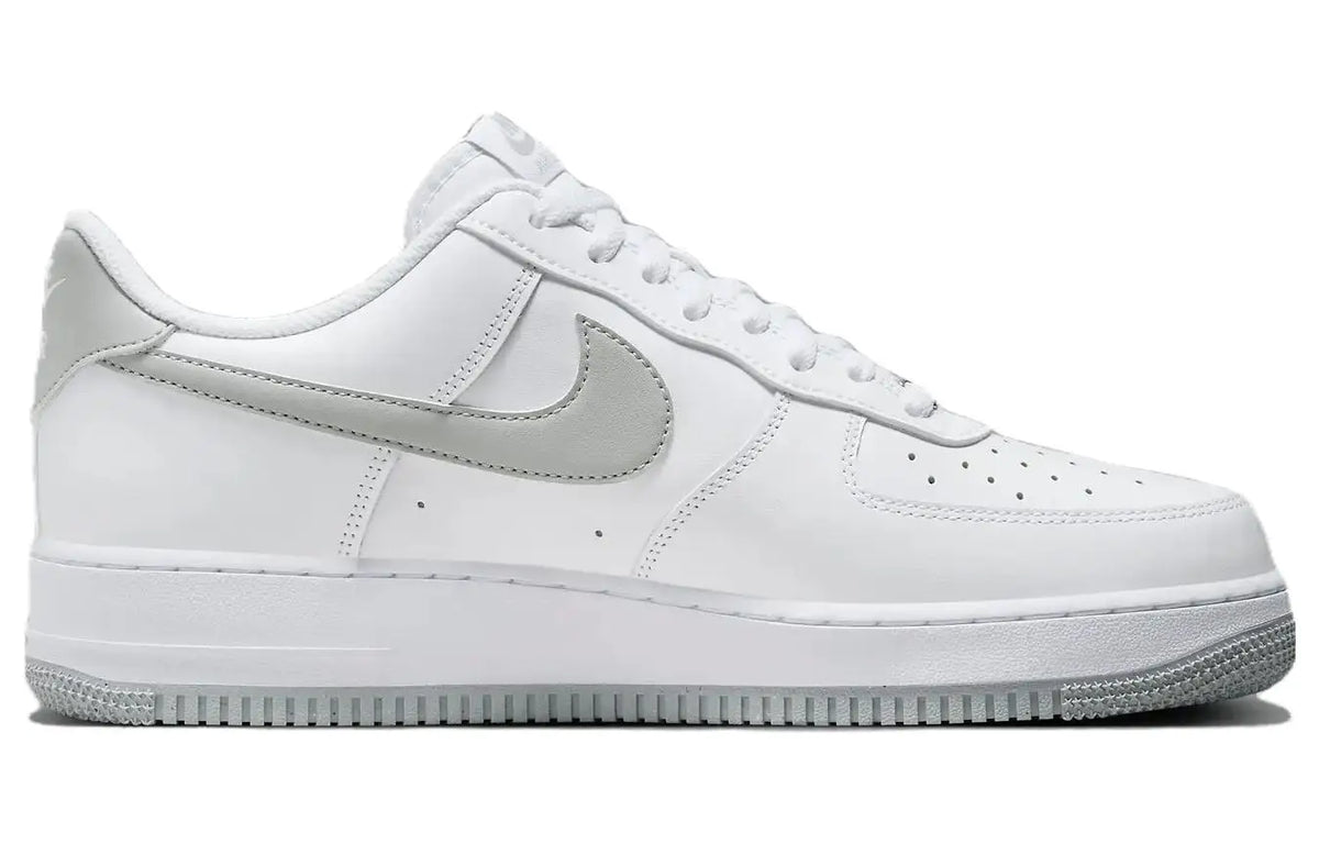 Nike Air Force 1 '07 White Light Smoke Grey Casual Comfortable Cushioning AF1 Low Men Skateboarding Shoes Streetwear FJ4146-100
