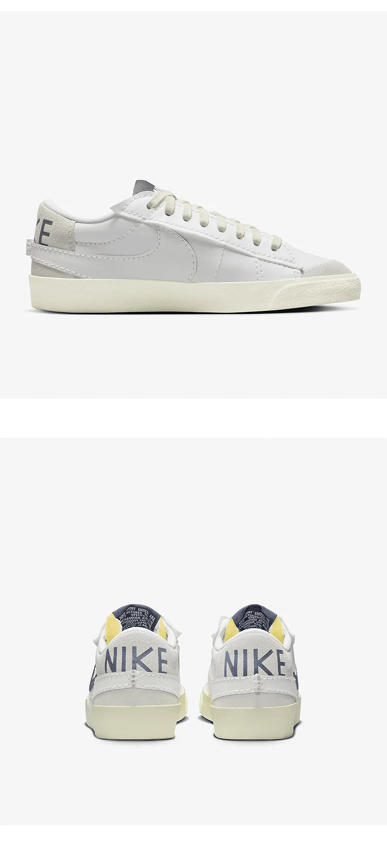 Nike Genuine Blazer Low '77 Jumbo Unisex Casual Sneakers FD0378-121