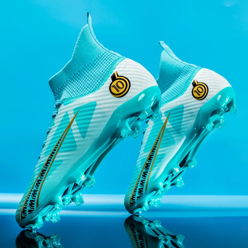 Chaussures de football pour hommes, chaussures de football professionnelles originales résistantes, ultralégères, de qualité supérieure, antidérapantes, rapides
