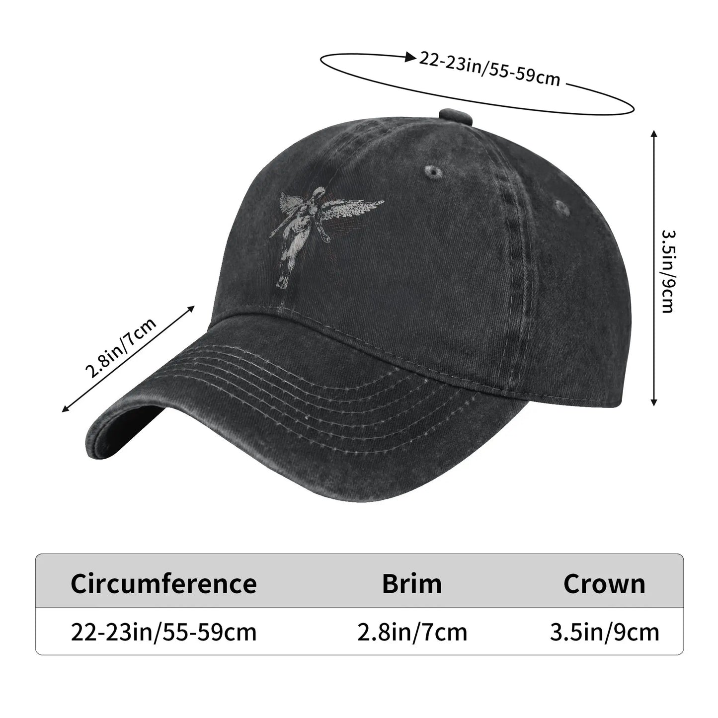 Summer Garbage rock Nirvanas 2026 Baseball Cap Sun  Breathable Design Washed Trucker Hat Women Trendy Kpop Rock Baseball Caps