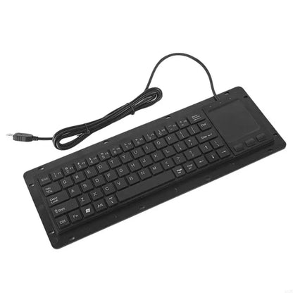 1pc Industrial USB Touches Board Keyboards with Touchpads and High Durability for Medicals and Security Systems