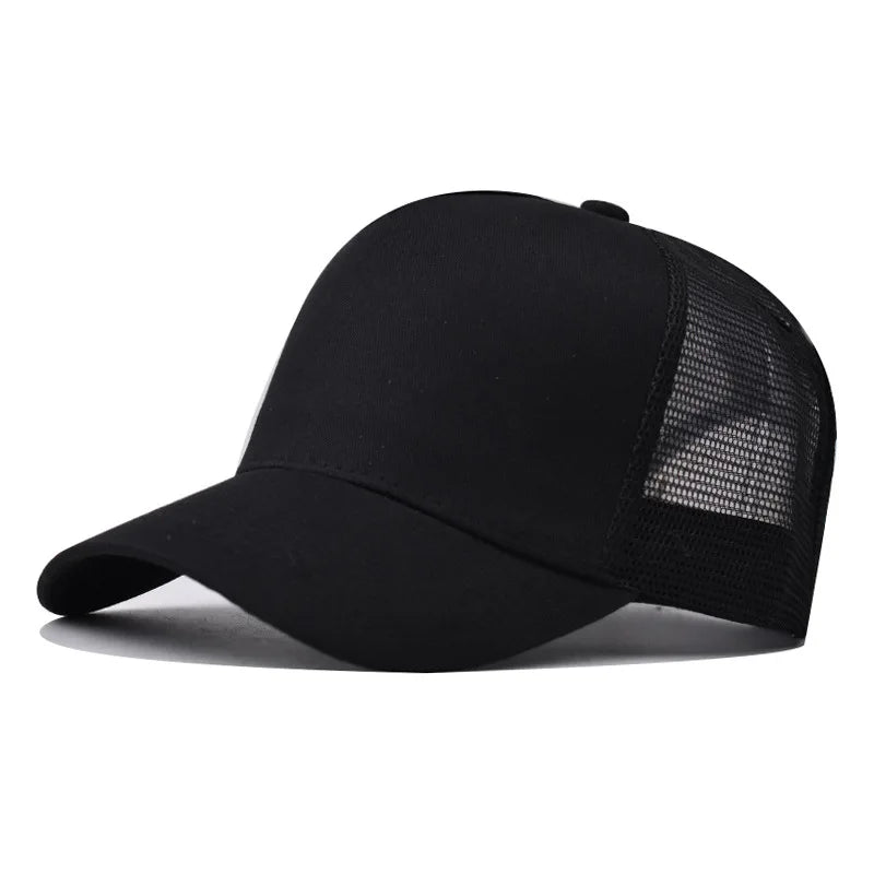 Cappellino da baseball per adulti, cappellino a rete, visiera curva poco profonda, cappello unisex, cappello estivo, cappello traspirante, cappellino da ombra, cappellino per primavera e autunno, cappellino hip hop aderente