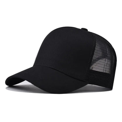 Cappellino da baseball per adulti, cappellino a rete, visiera curva poco profonda, cappello unisex, cappello estivo, cappello traspirante, cappellino da ombra, cappellino per primavera e autunno, cappellino hip hop aderente