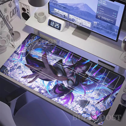 HD Printing playmat League of Mouse Pad Legends Riftbound Series TCG LOL Card 600x350mm office Stitched Edge Board Game Desk Mat