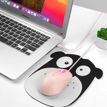 Silent 3D USB-C Wired Mouse, Ergonomic Optical Mouse 1000 DPI for PC, Laptop, MacBook, Tablet & Phone, Silent USB-C Computer Mouse for Windows, macOS & Android