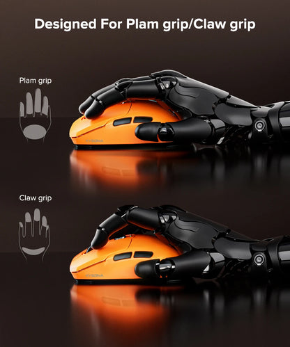 KYSONA Uranus PRO Wireless Gaming Mouse PAW3395, 26,000 DPI, 8KHz Polling Rate, Ultra-Lightweight Ergonomic Wireless Gaming Mouse for PC