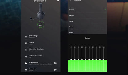 Razer Barracuda X Wireless Gaming Mobile Headset 2022 Model  2.4GHz Wireless + Bluetooth - Lightweight 250g - 40mm Drivers