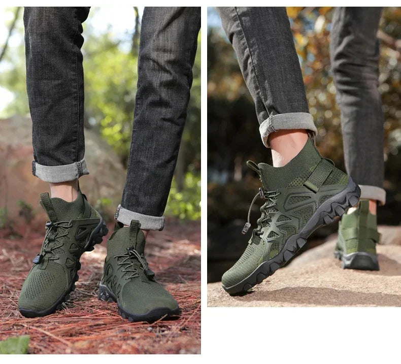 Chaussures unisexes respirantes à séchage rapide pour la pêche et les sports nautiques, bottes aquatiques d'été pour la pêche en amont, chaussures de plage antidérapantes pour femmes, à porter pieds nus