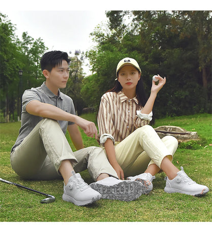 Hot Sale Waterproof Golf Shoes Unisex Outdoor Non-Slip Golf Sneakers Men Luxury Comfortable Golfer Footwear Women Walking Shoes