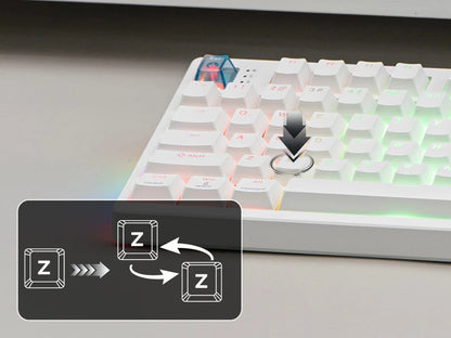 EPOMAKER HE108 Full Sized ANSI US QWERTY Layout Tri-mode Wireless Hall Effect Gaming Keyboard 128K Scan Rate & 10000mAh Battery