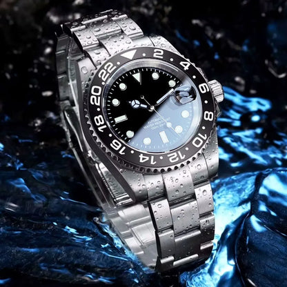 200m Waterproof Miyota8215 Automatic Men Watch Diver Watches 40mm Mechanical Movement Luminous Jubilee Strap Glide Lock Buckle