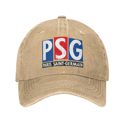 PSG-logo, afslappet baseballkasket til par, kvinder, sommer, jagt, camping, hiphop-hatte, mode, åndbare baseballkasketter