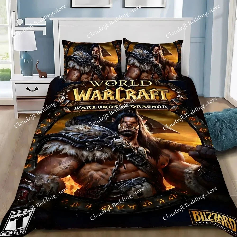 Duvet Cover 3D World of Warcraft Exquisite WOW Game Digital Printing Bedding Set Comforter Bed Home Decor Girls Boys Gift