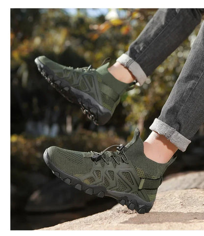 Chaussures unisexes respirantes à séchage rapide pour la pêche et les sports nautiques, bottes aquatiques d'été pour la pêche en amont, chaussures de plage antidérapantes pour femmes, à porter pieds nus