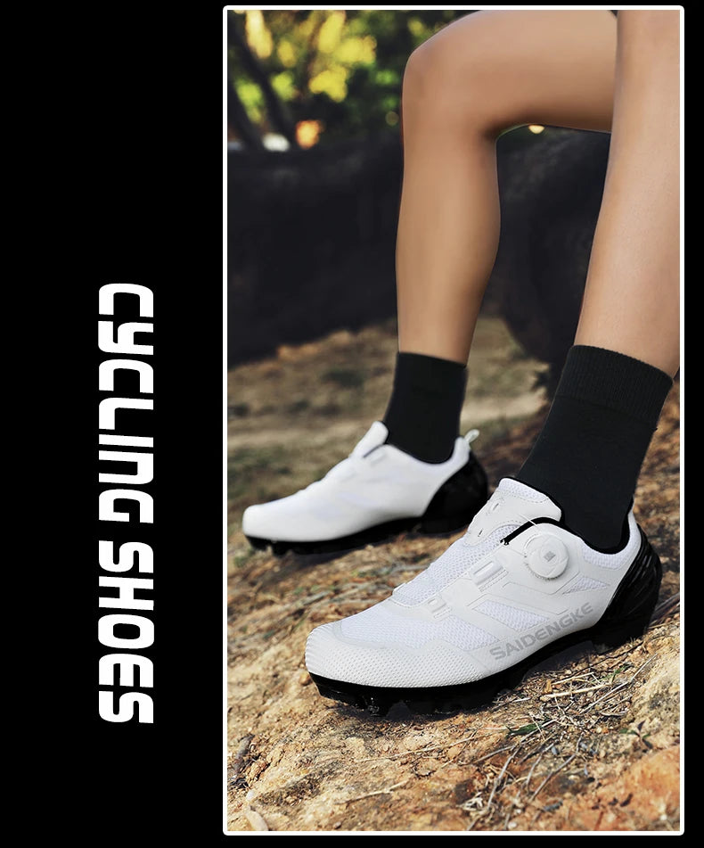 Zapatillas de ciclismo unisex nuevas, profesionales, ligeras, de lujo, originales, de carretera, de goma, para MTB, de competición, de moda, para bicicleta urbana y deportes callejeros