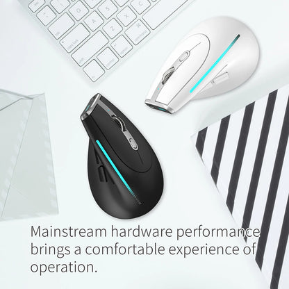 F-36 ergonomski vertikalni miš 2.4G+BT1+BT2, bežični za desnu i lijevu ruku, gaming optički USB miš za računalo i prijenosno računalo