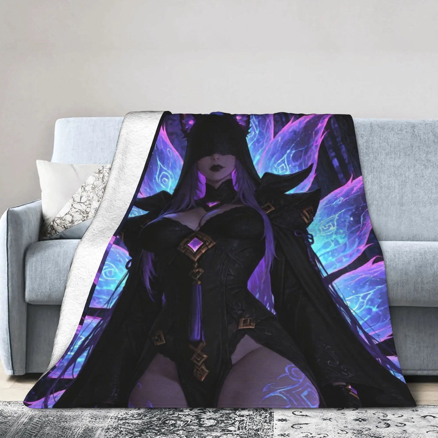Warm BlanketStudents Travel World of Warcraft  Sylvanas Windrunner Throw Blanket  Flannel Bedspread For Home Decor Bed Cover