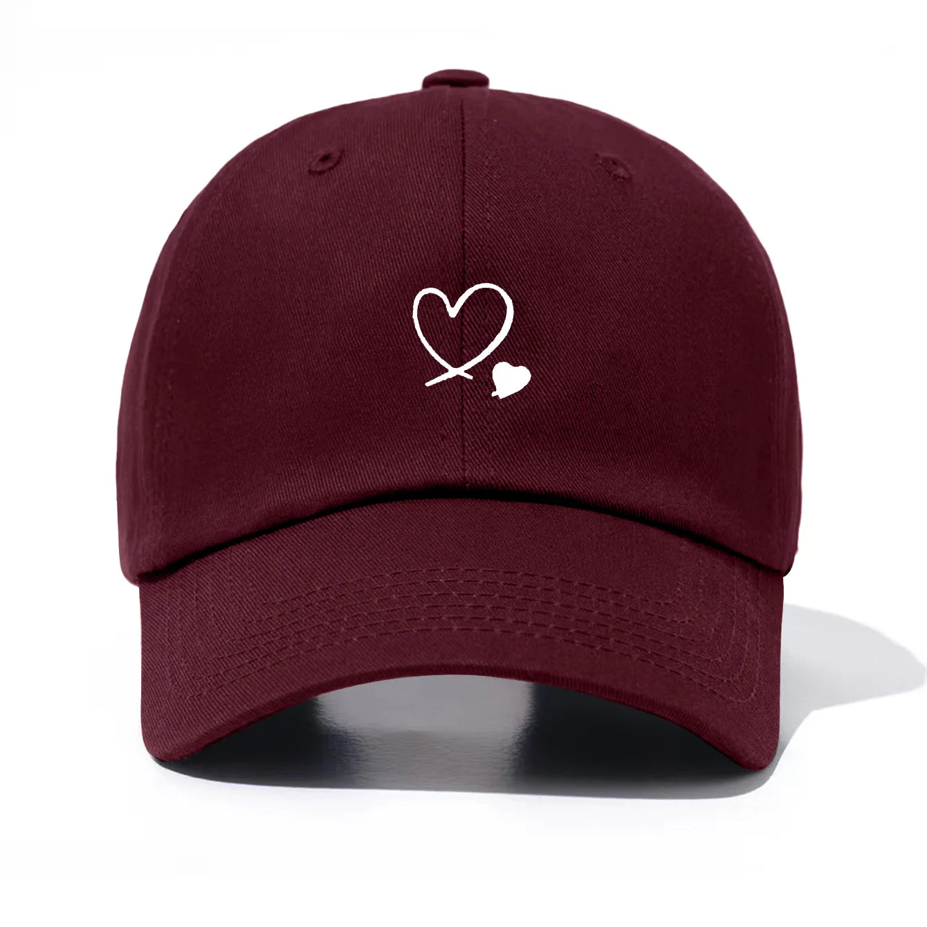 1 Piece Hearts Print Baseball Cap For Men & Women, Classic Casual Stylish, Perfect Gift For Families And Friends