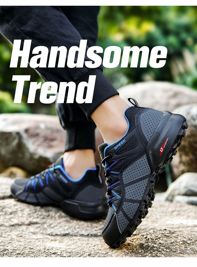 2025 Hiking Shoes Men's Non-slip Wear-resistant Comfortable Outdoor Hiking Sports Shoes Outdoor Running Shoes Walking Sports Sho