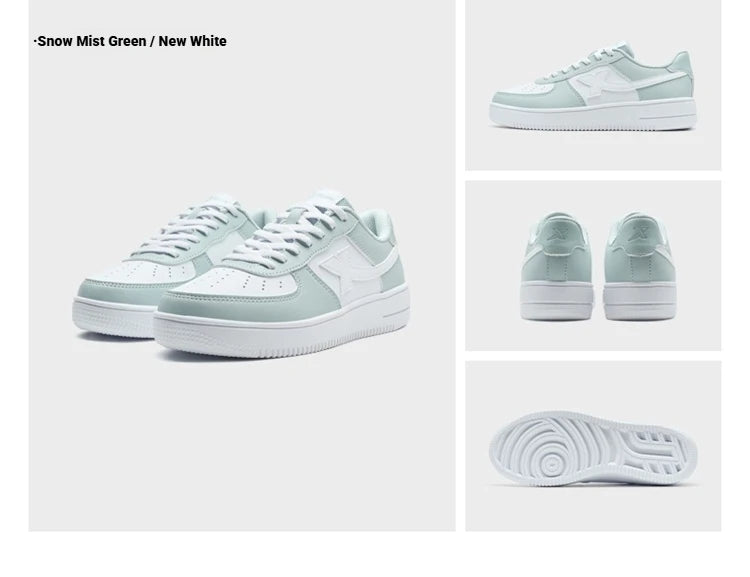 Xtep White Sneakers Female 2026 Spring Couples Versatile Trendy Casual Thick-soled Increase Sports Women Shoes 874118319851