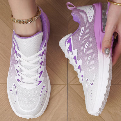 Sneaker Women Walking Shoes Womens Fashion Air Cushion Mesh   Breathable Tennis Sport Shoes