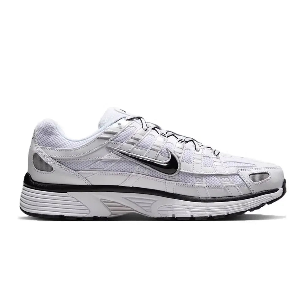 „Nike P-6000“ vyriški bėgimo bateliai, retro stiliaus, su aukščiausios kokybės amortizacija, lengvi ir patogūs kasdieniam nešiojimui, CD6404-107