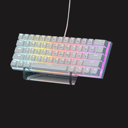 LIEI 60% Mechanical Gaming Keyboard 61 Keys Wired Mechanical Keyboard RGB Backlit Compact Mini Gaming Keyboard for PC Laptop Office