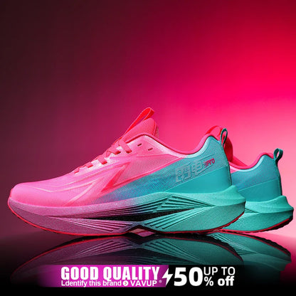 Scarpe da corsa da uomo Marathon, scarpe sportive specializzate, traspiranti, leggere, da donna, antiscivolo, con soletta in carbonio, comode sneakers