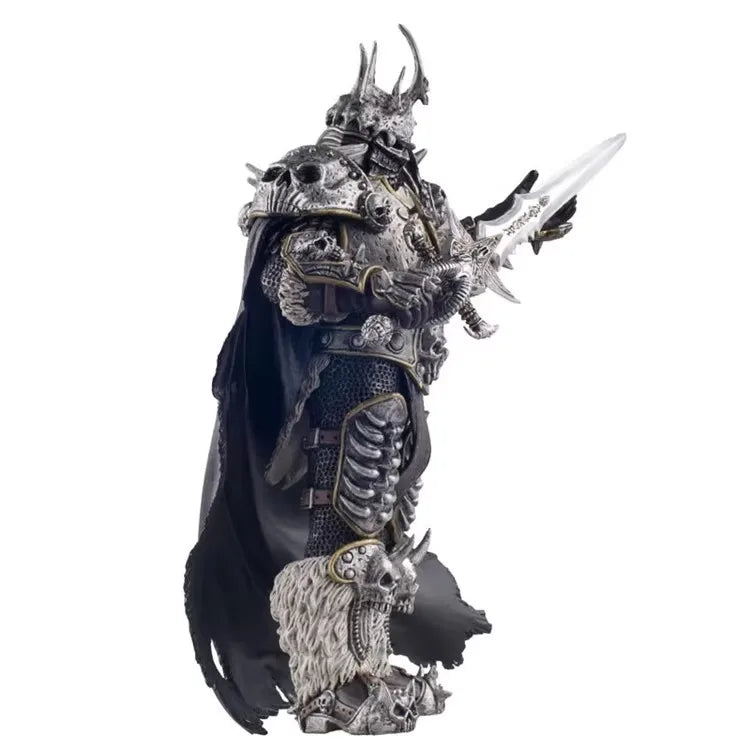 16cm World of Warcraft Game Figure Lich King Arthas Death Knight Standing Frostmourne Desktop Ornaments Collect Festival Gifts