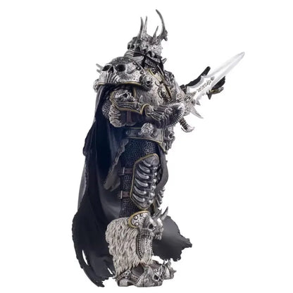 16cm World of Warcraft Game Figure Lich King Arthas Death Knight Standing Frostmourne Desktop Ornaments Collect Festival Gifts