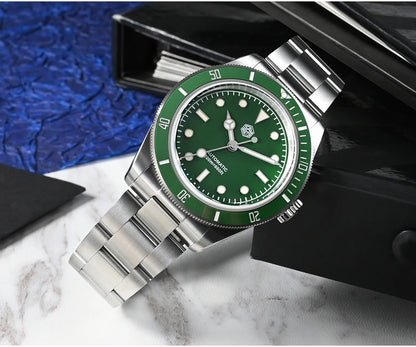 San Martin Vintage 38mm 6200 Diver Watch New Upgraded for Men Luxury NH35 Automatic Mechanical Sapphire Waterproof 200m Relojes