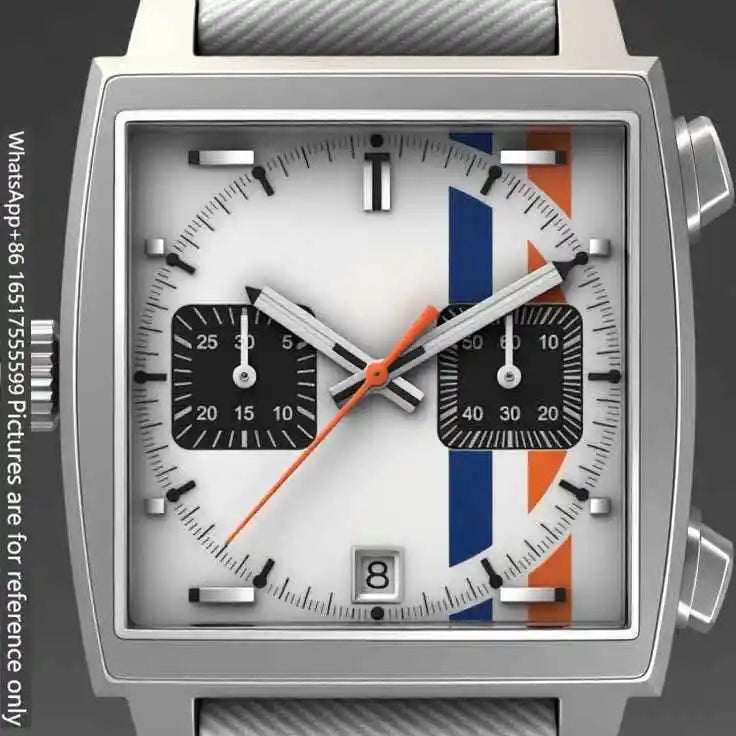 40mm Men Luxury Watch in 904L Steel Quartz Movement Exquisite Heritage e-t