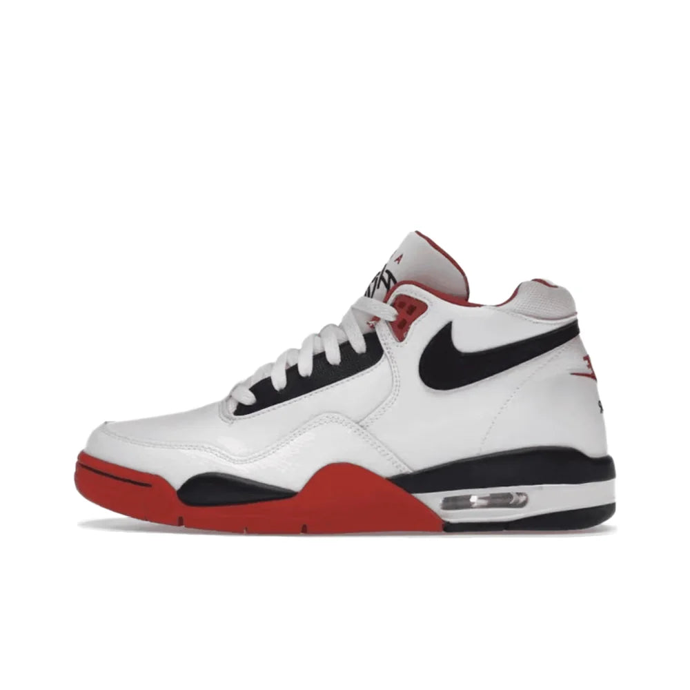 Nike Flight Legacy Classic Style Mid-Top Retro Basketball Shoes Unisex Red/White BQ4212-100