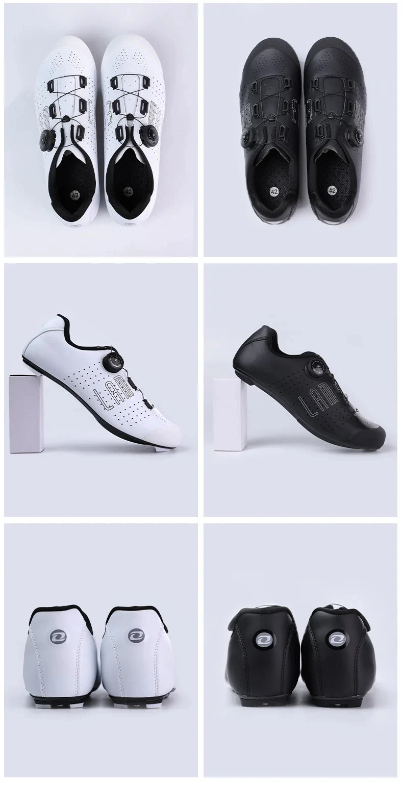 LAMEDA Pro Cycling Shoes Lock Shoes Road Bike Men and Women Hard Sole Bicycle Special Cycling Shoes MTB Bicycle Team Lock Shoes